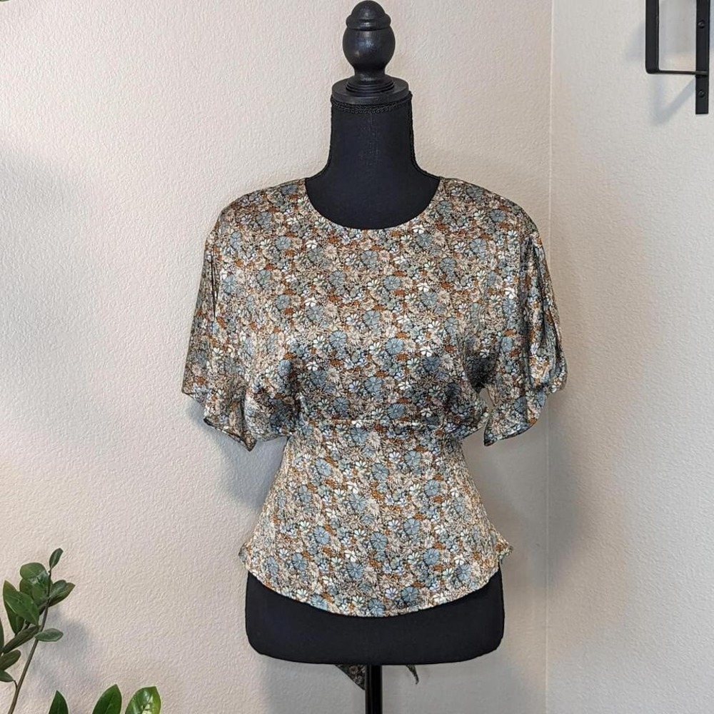 TopShop Floral Blouse‎